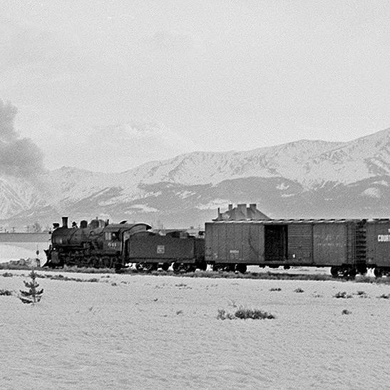 Switching Leadville Yard, 08-11-1962.