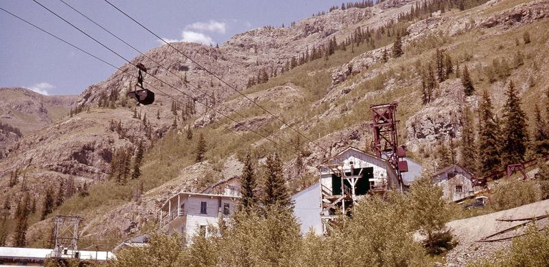 Mayflower Mill & Tramway, Silverton 7-25-60.