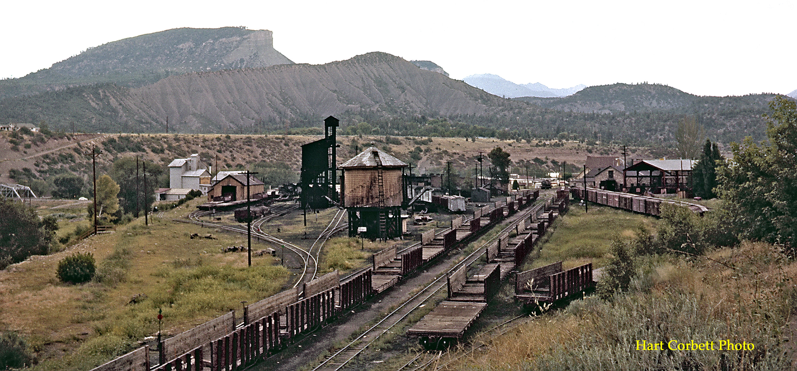 Yards Overview, Durango, 7-25-60.