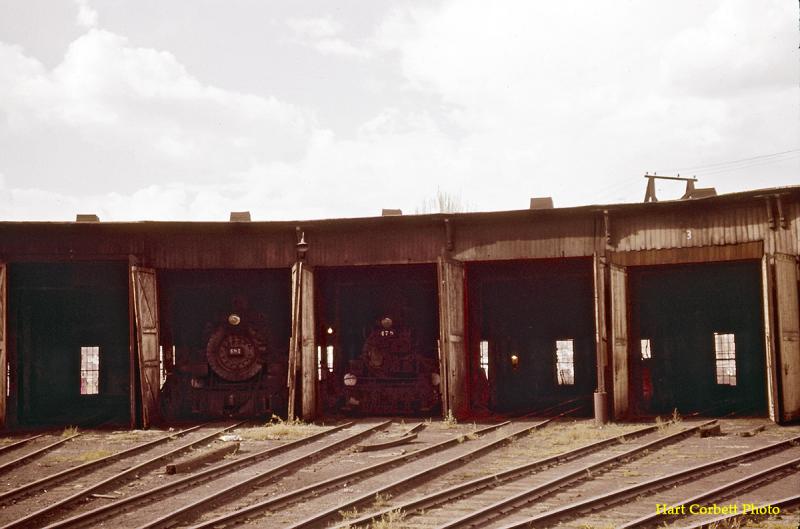 Roundhouse, Durango, 7-25-60.