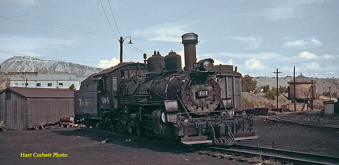 #464 Abd., Roundhouse Yard, Durango, 7-25-60.