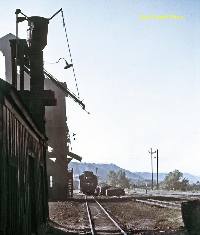 #476 at Coal Tipple, Durango, 7-26-60.