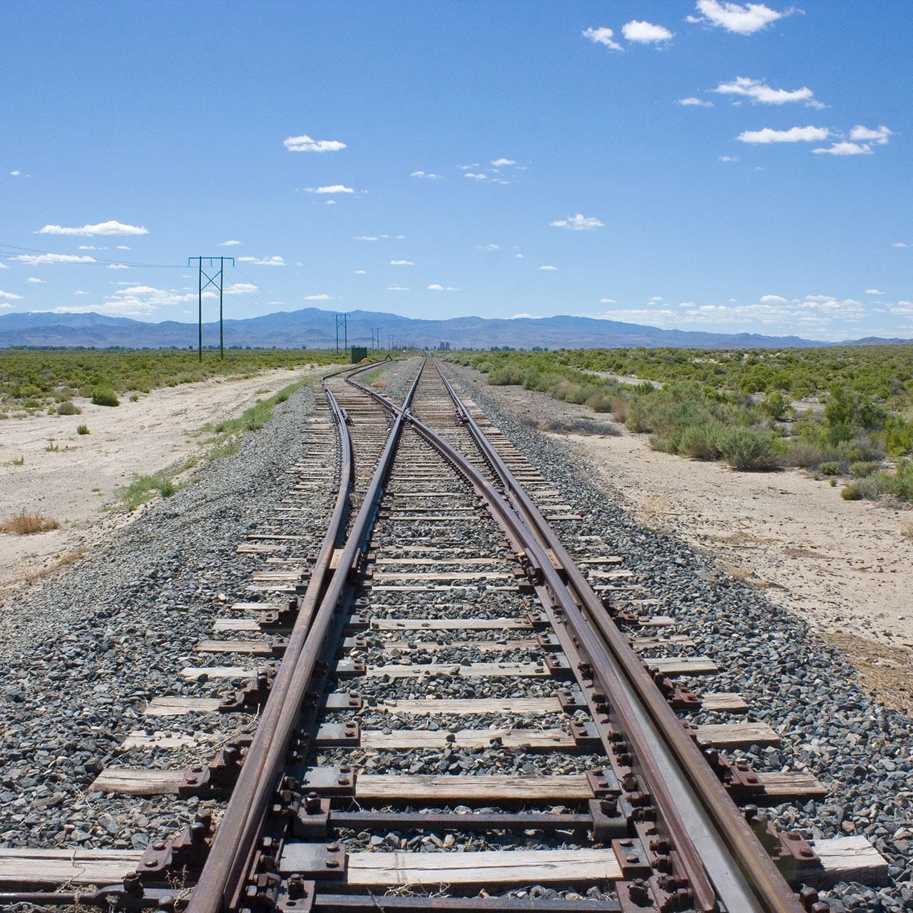 Siding at Cleaver, facing west.