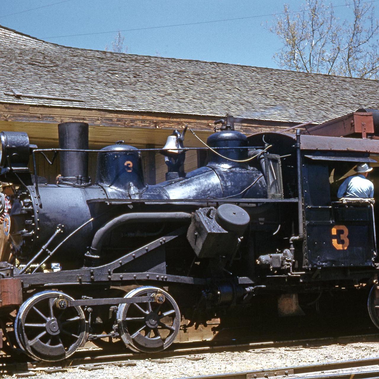 #3 switching a fan trip in Tuolumne on May 11, 1961.