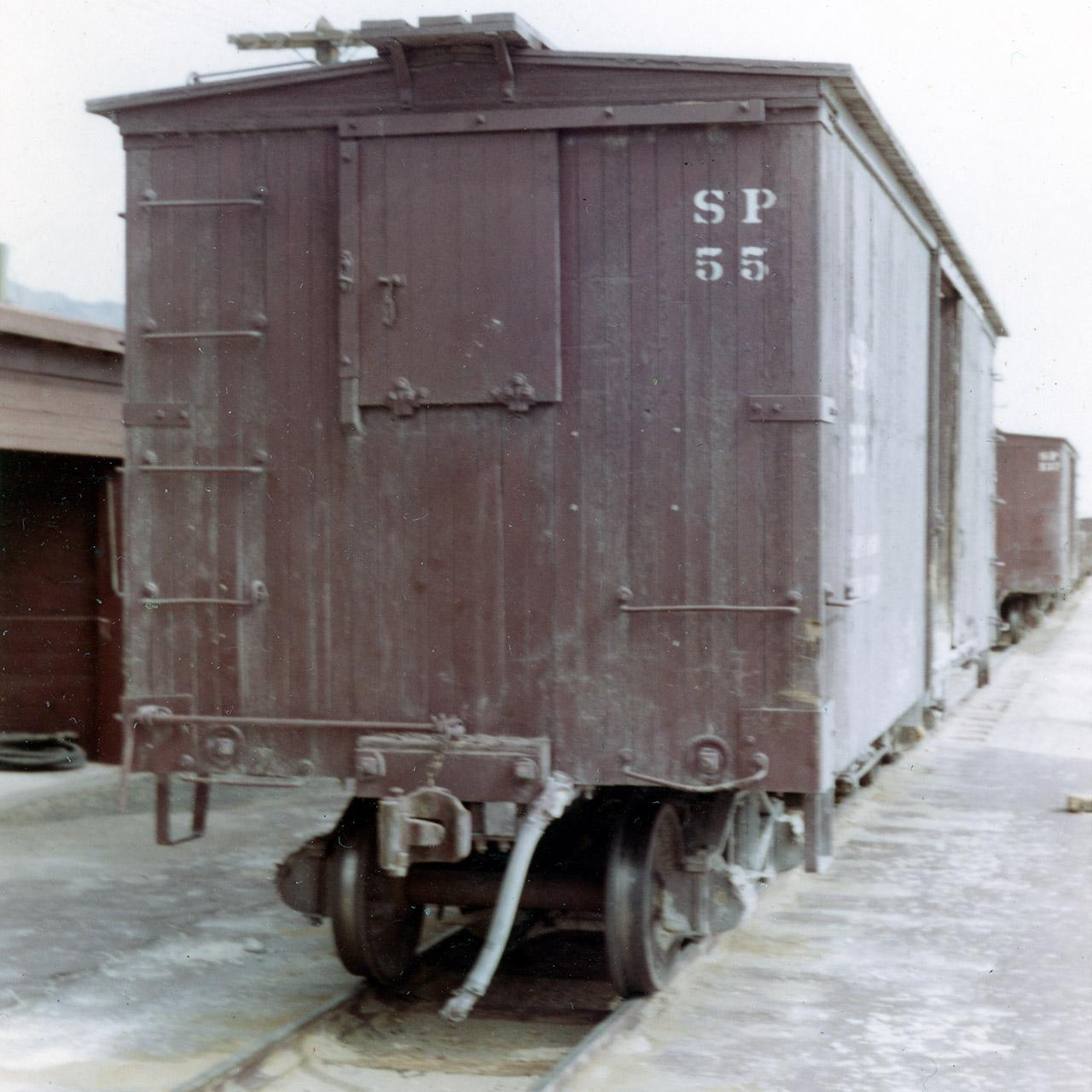 Boxcar #55 End View, Owneyo 1957