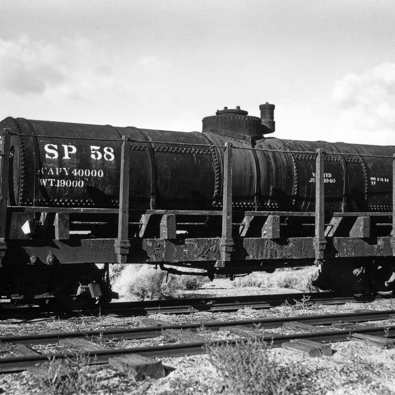 Tank car #58, 1940s.