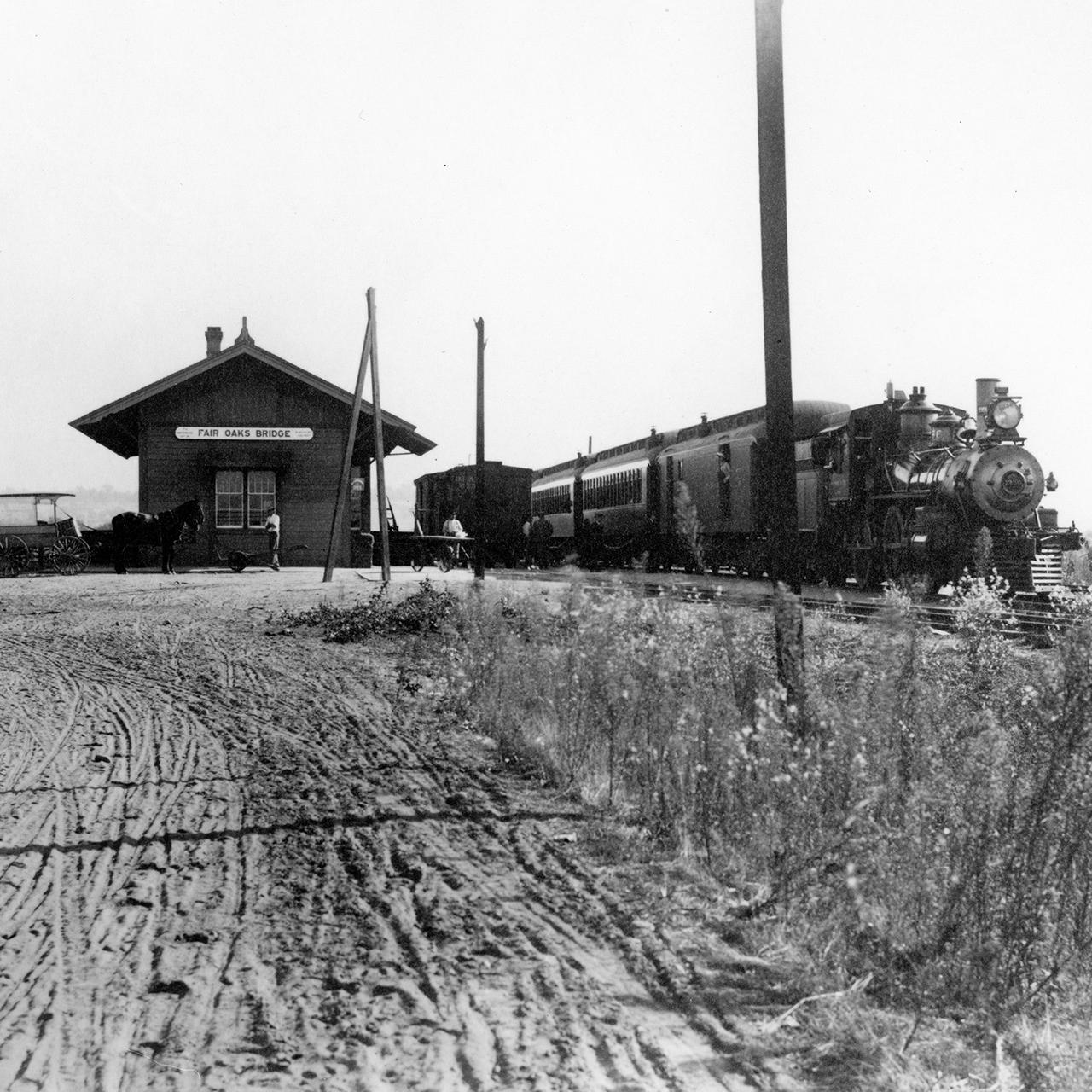 Fair Oaks Bridge depot on the Southern Pacific