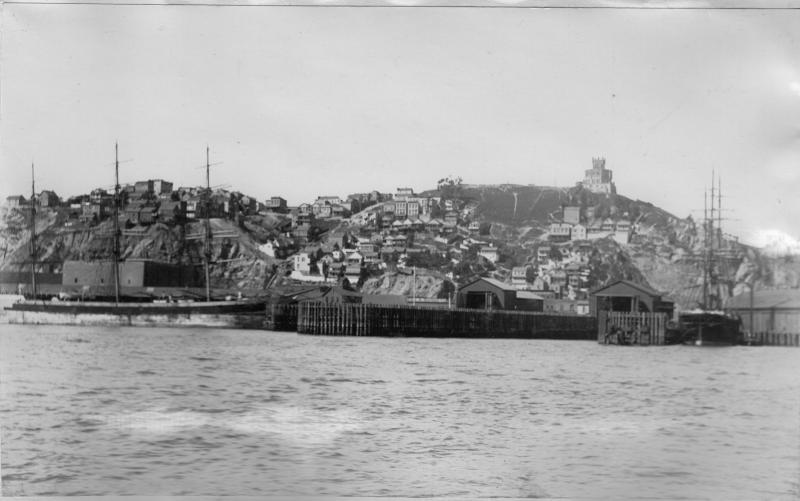 Freight Ferry Slips of State Belt Railroad San Francisco circa 1895