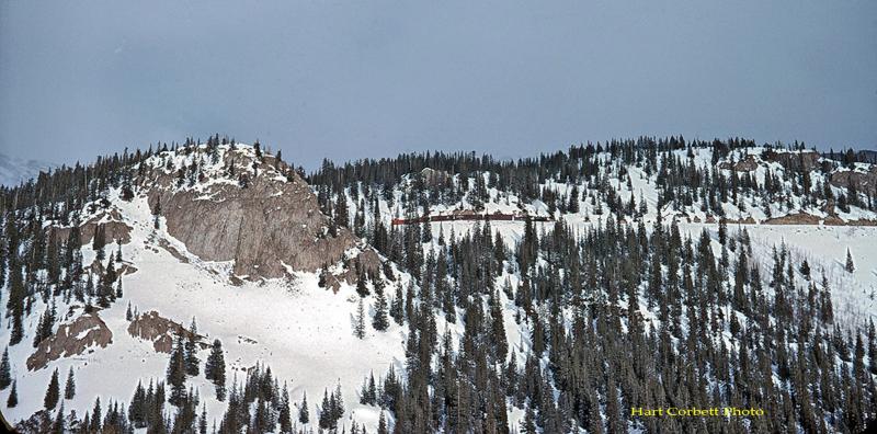 #641 & Train Near Leadville, 4-3-62.