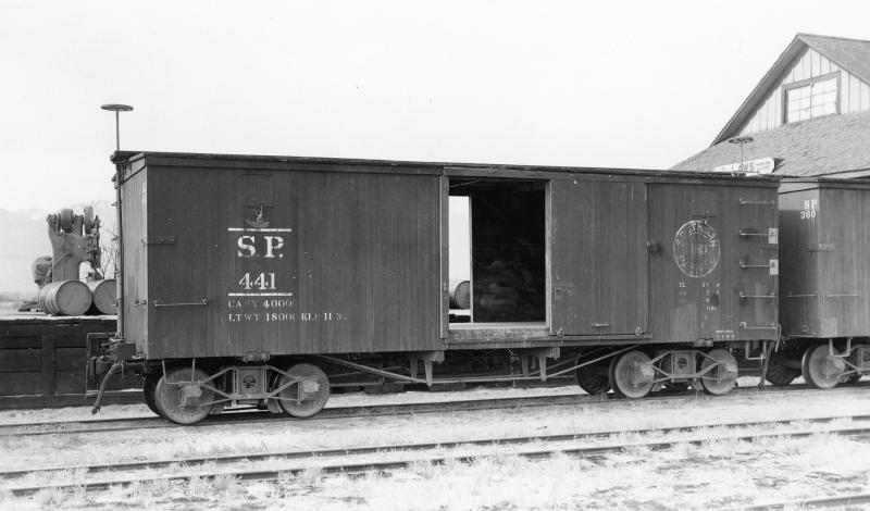 Boxcar #441 in Laws, 1939.