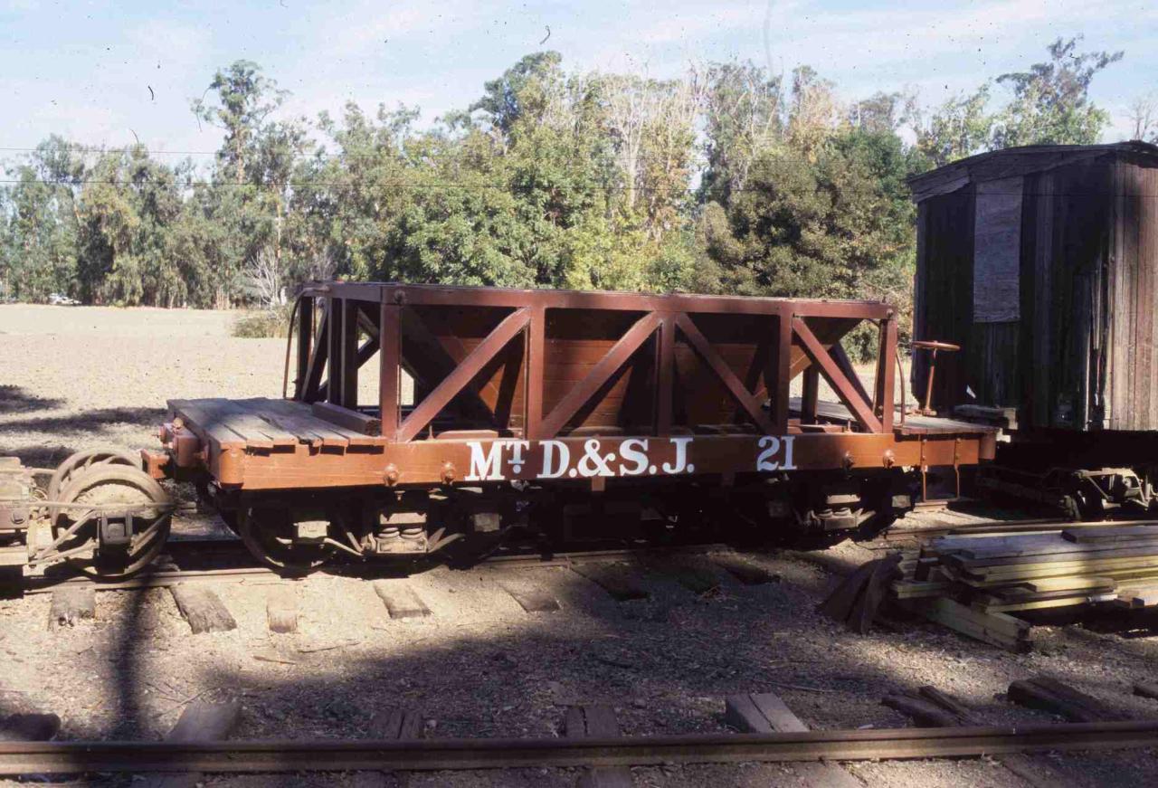 Ballast car with lettering sm