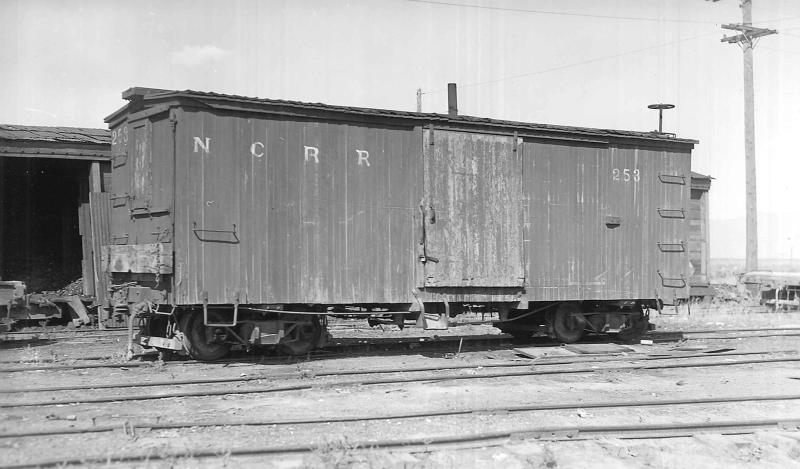 Boxcar #253 at Battle Mountain, side view.