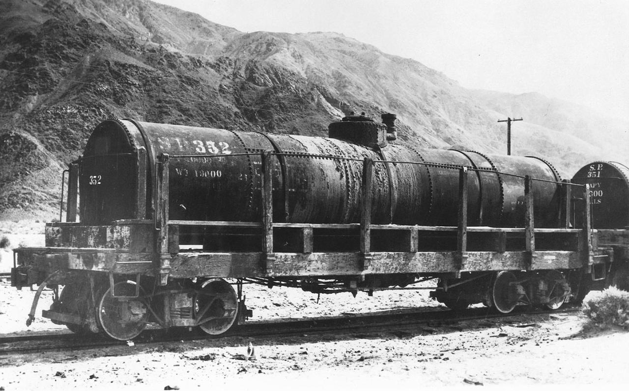 Water Car #352 in Keeler, ca. 1960