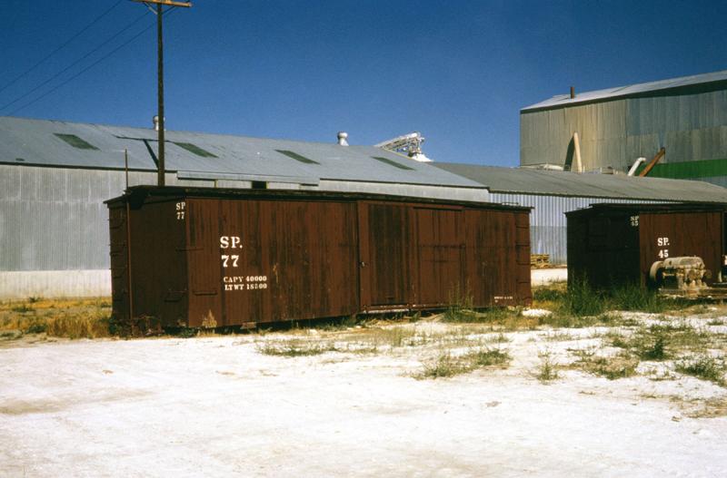 Boxcar #77 in Laws after scrapping