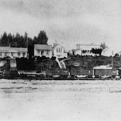 Santa Cruz Railroad on the Beachfront