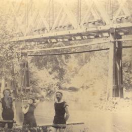 Bathers at Paper Mill Creek