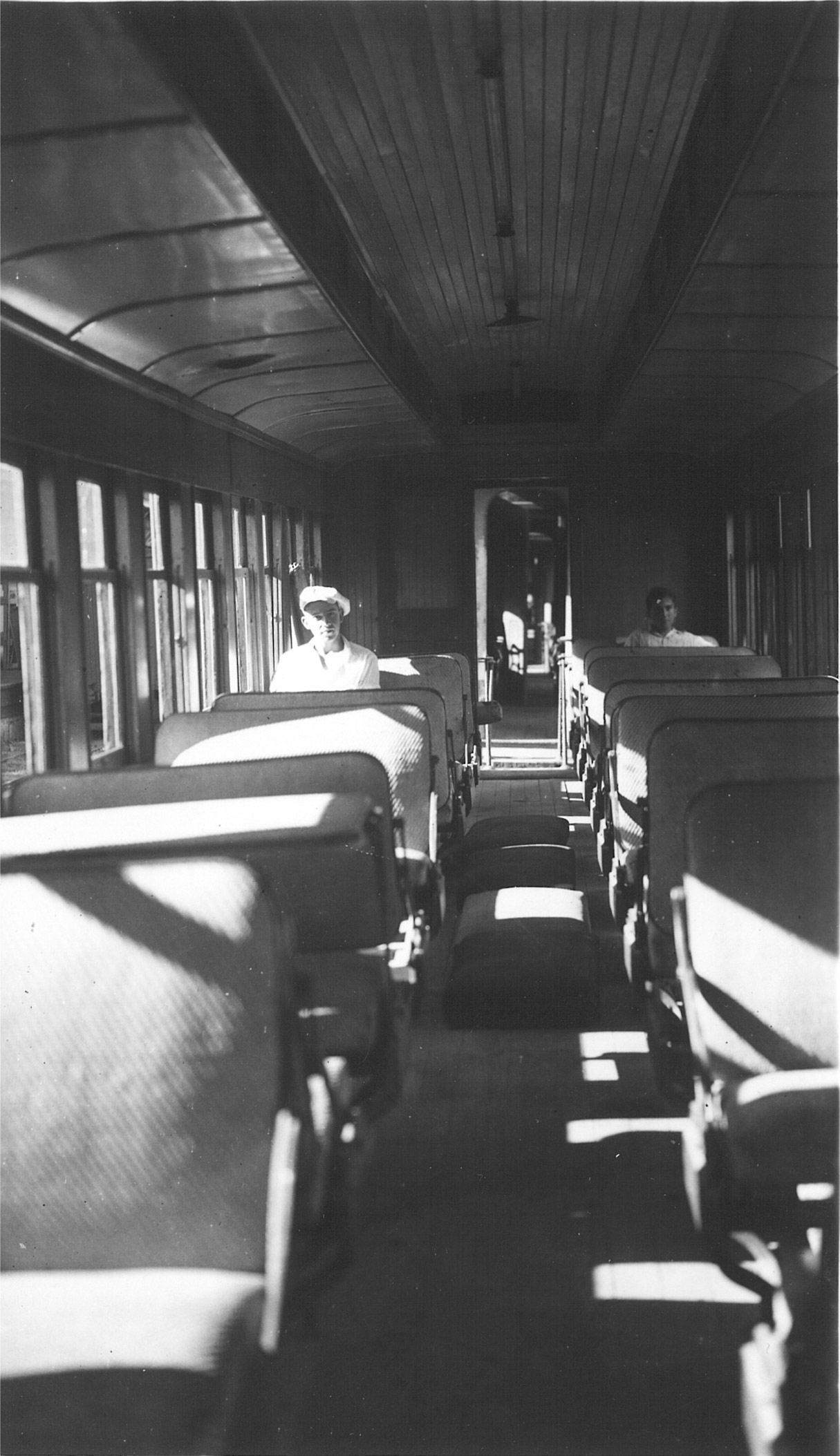 Interior of a GV shops built coach.