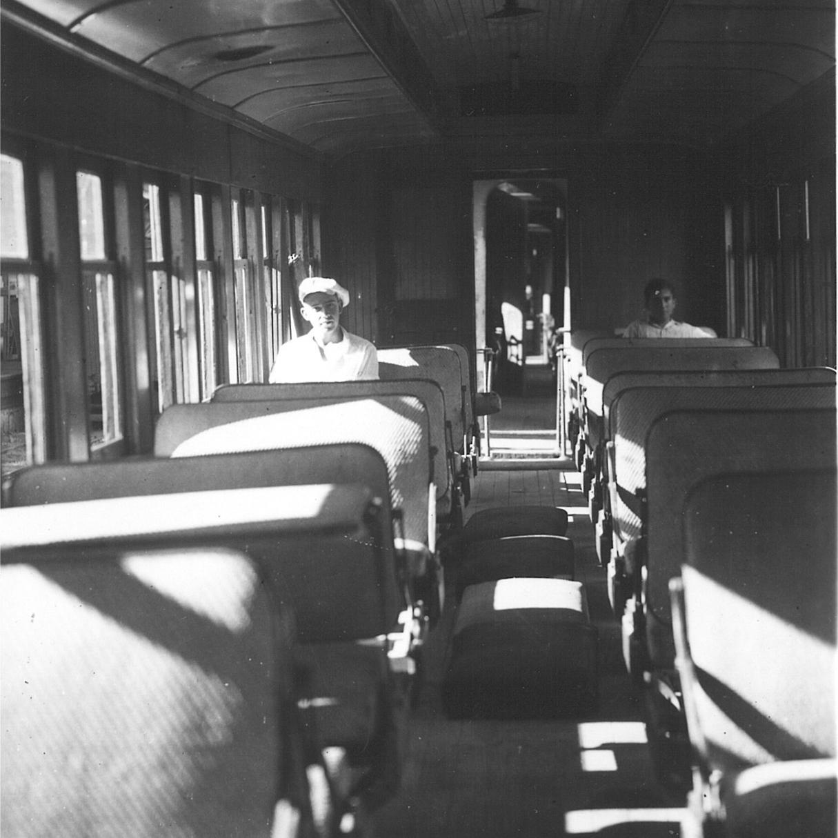 Interior of a GV shops built coach.