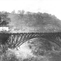 Main Street Bridge with SPC spur line beneath