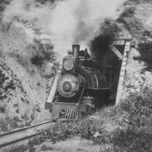 Locomotive No.2 Exiting Tunnel