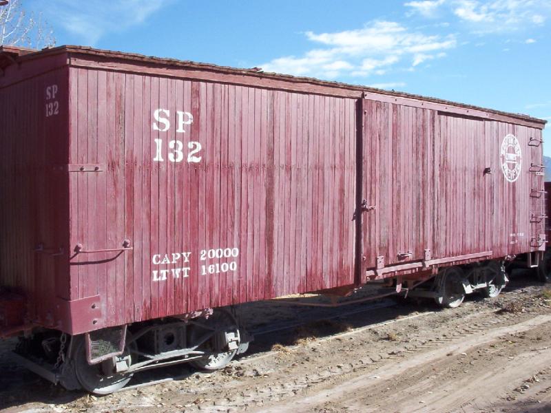 Boxcar #132 at Laws, 2003.