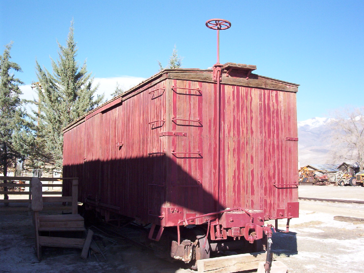 Boxcar #67 at Laws Ca, 2003.