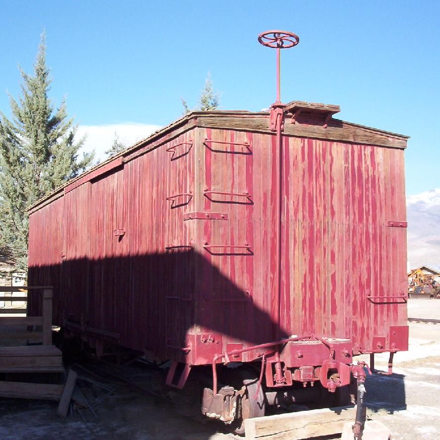 Boxcar #67 at Laws Ca, 2003.