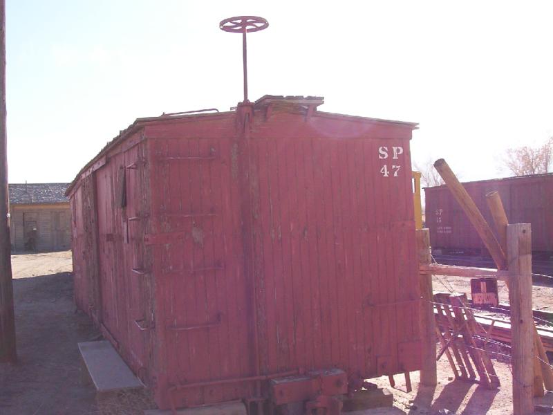 Boxcar #47, end view. 2003.