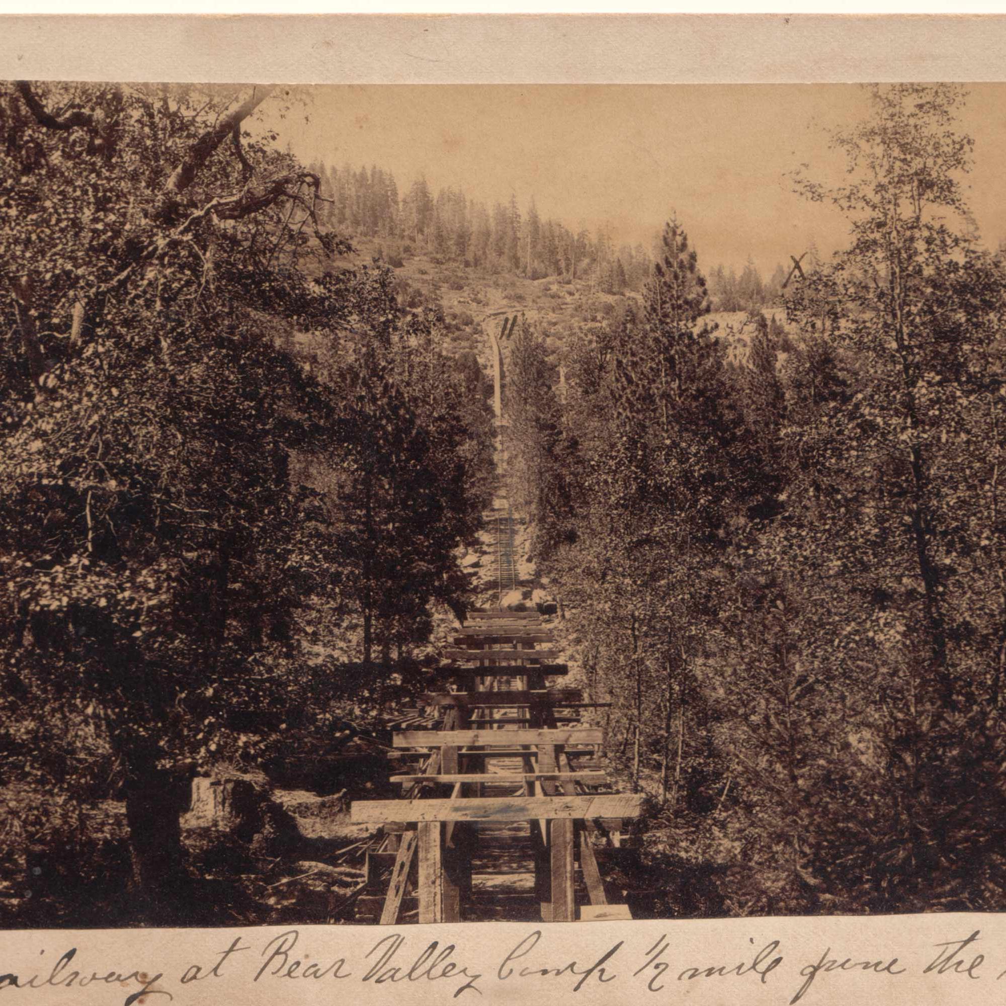 Kearsarge incline under construction