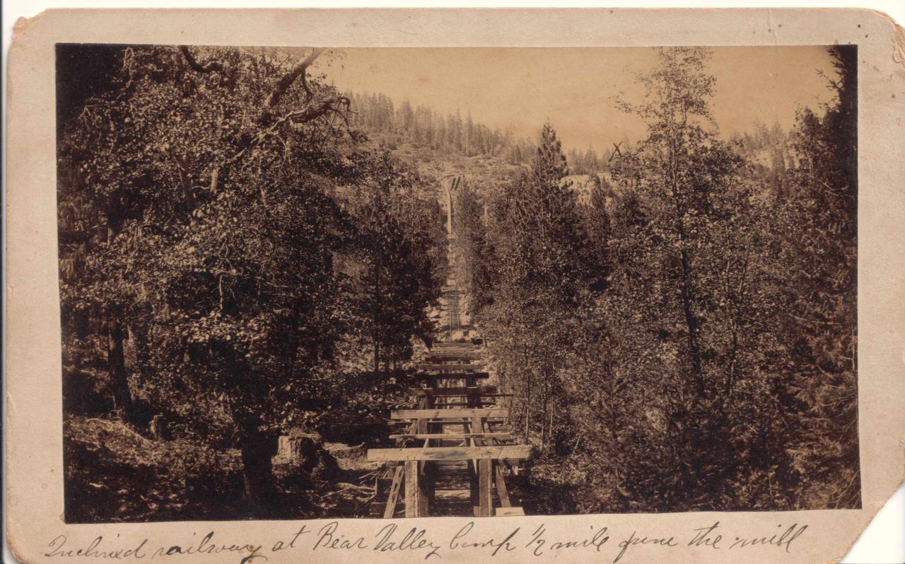 Kearsarge incline under construction