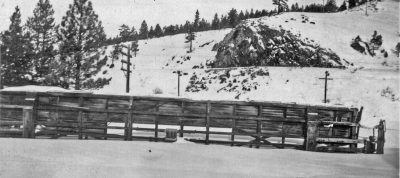 Abandoned coach body in Tahoe City.