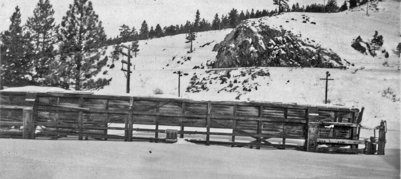 Abandoned coach body in Tahoe City.