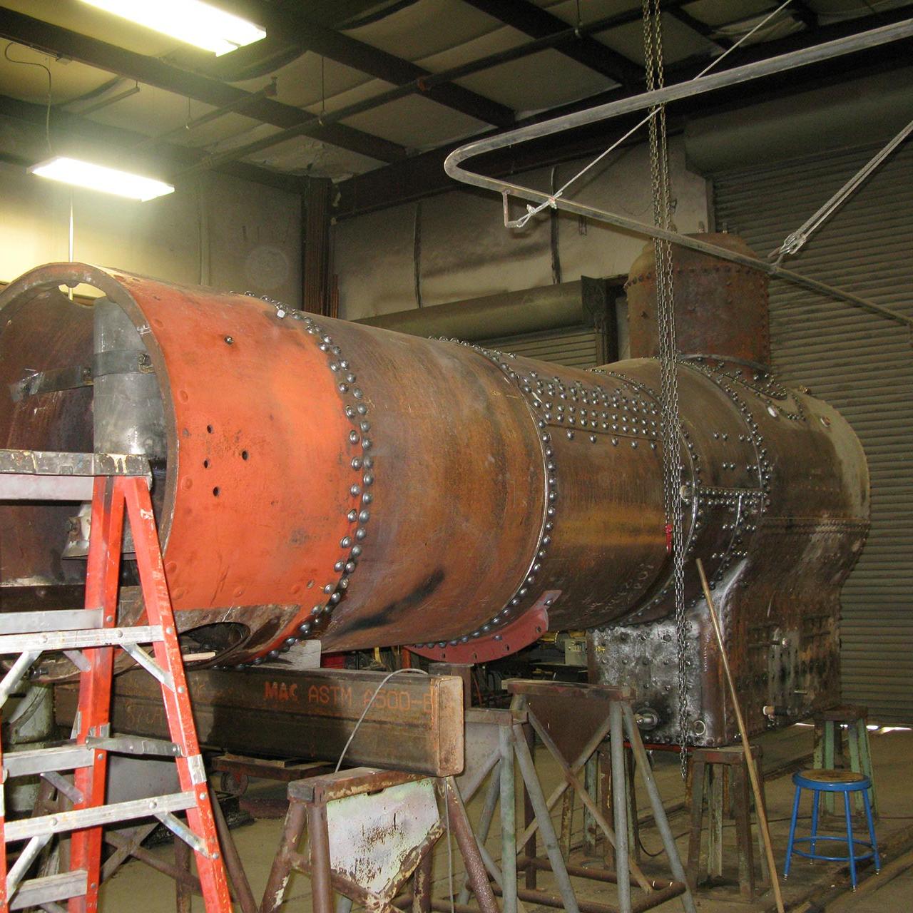 Boiler, fireman's side