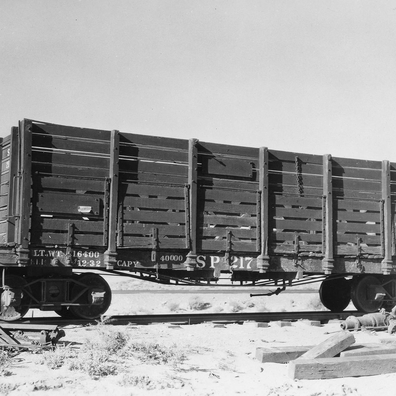 Stock Car #217(#188) in Owenyo, Ca. After 1947.