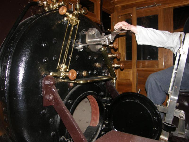 Cab Interior: backhead from fireman's seat