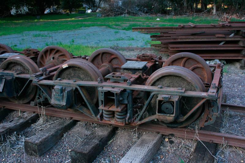 Seattle Car & Foundry Co. truck from West Side log car.