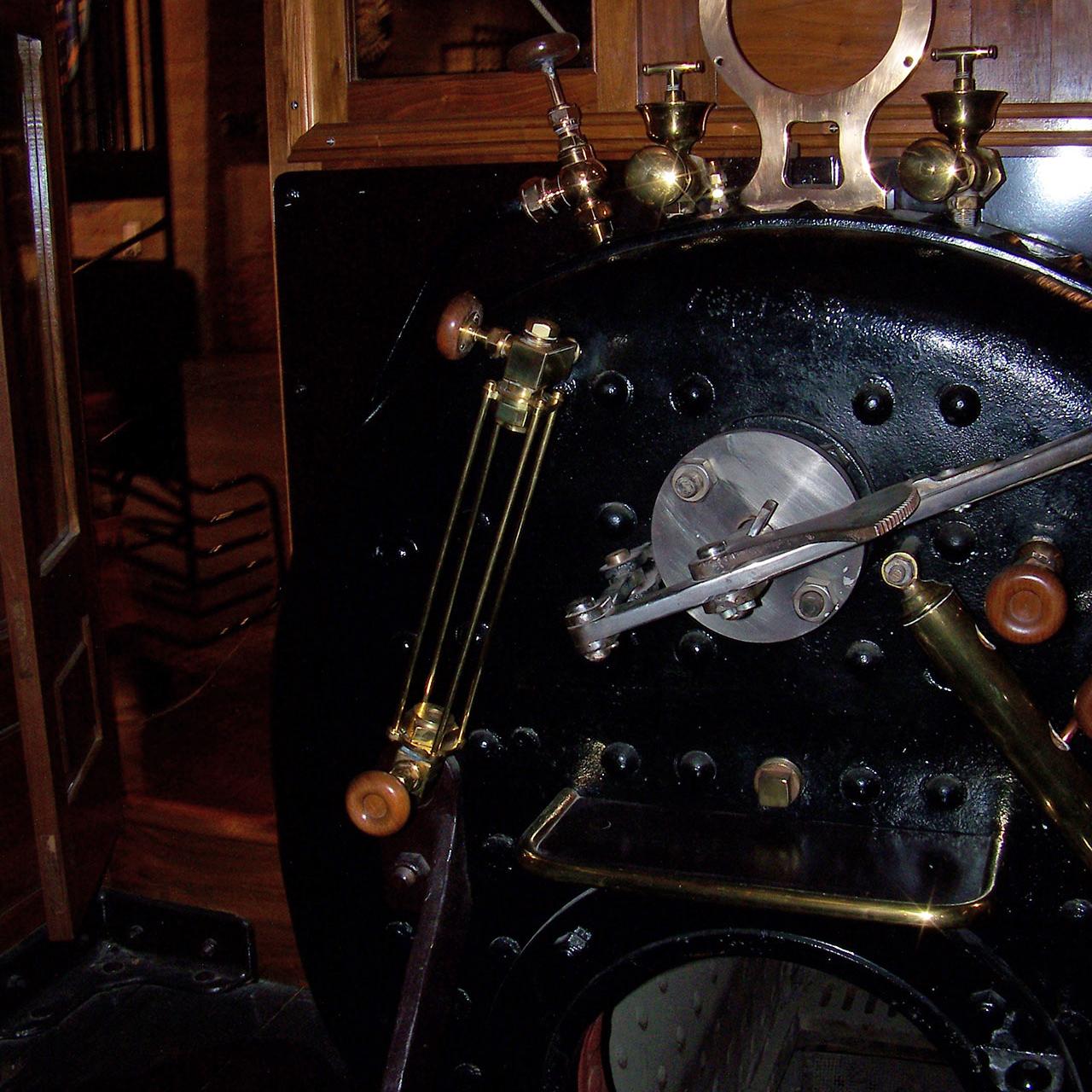 Cab Interior: Backhead, left side