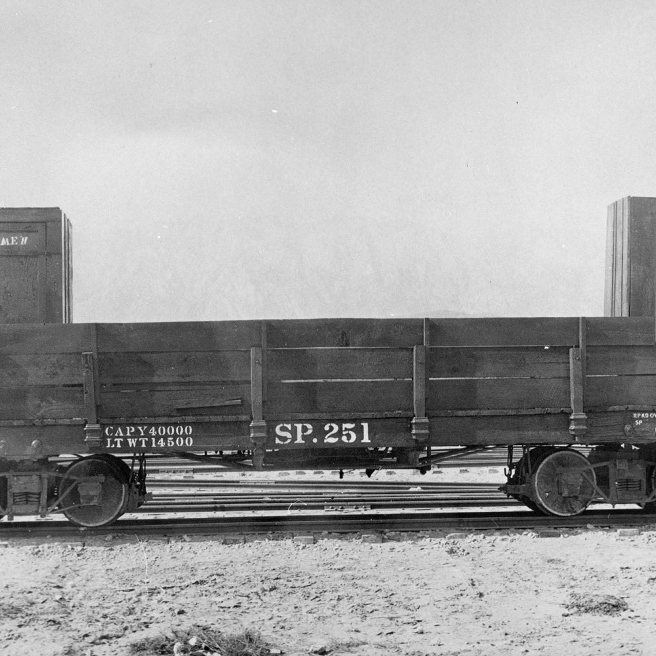 Gondola / Flat Car #251 as an excursion car