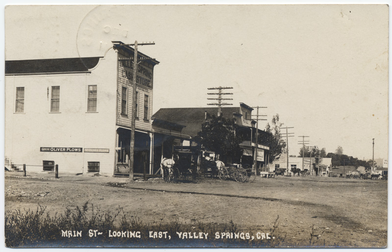 Valley Springs, looking East.