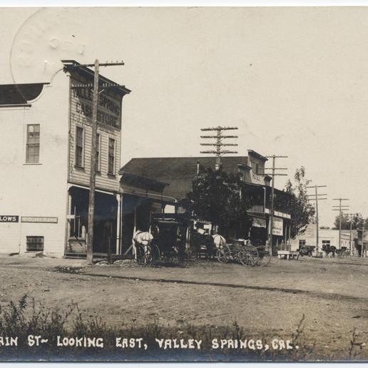 Valley Springs, looking East.