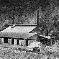 Sonoma Magnesite Company plant containing 50-foot rotary kiln. California. August 25, 1917.