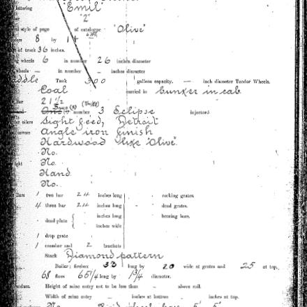 Porter specification for "Emil" cn 962