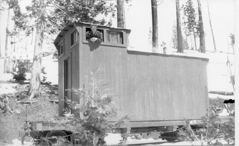 Caboose #2 (first) in the late 1920s.