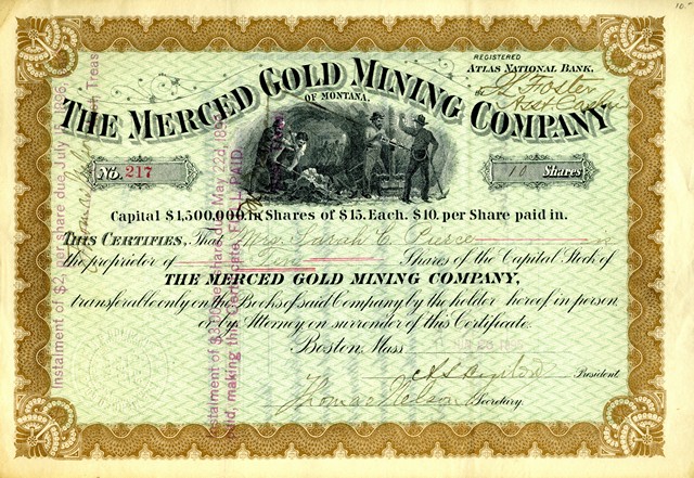 Stock Certificate