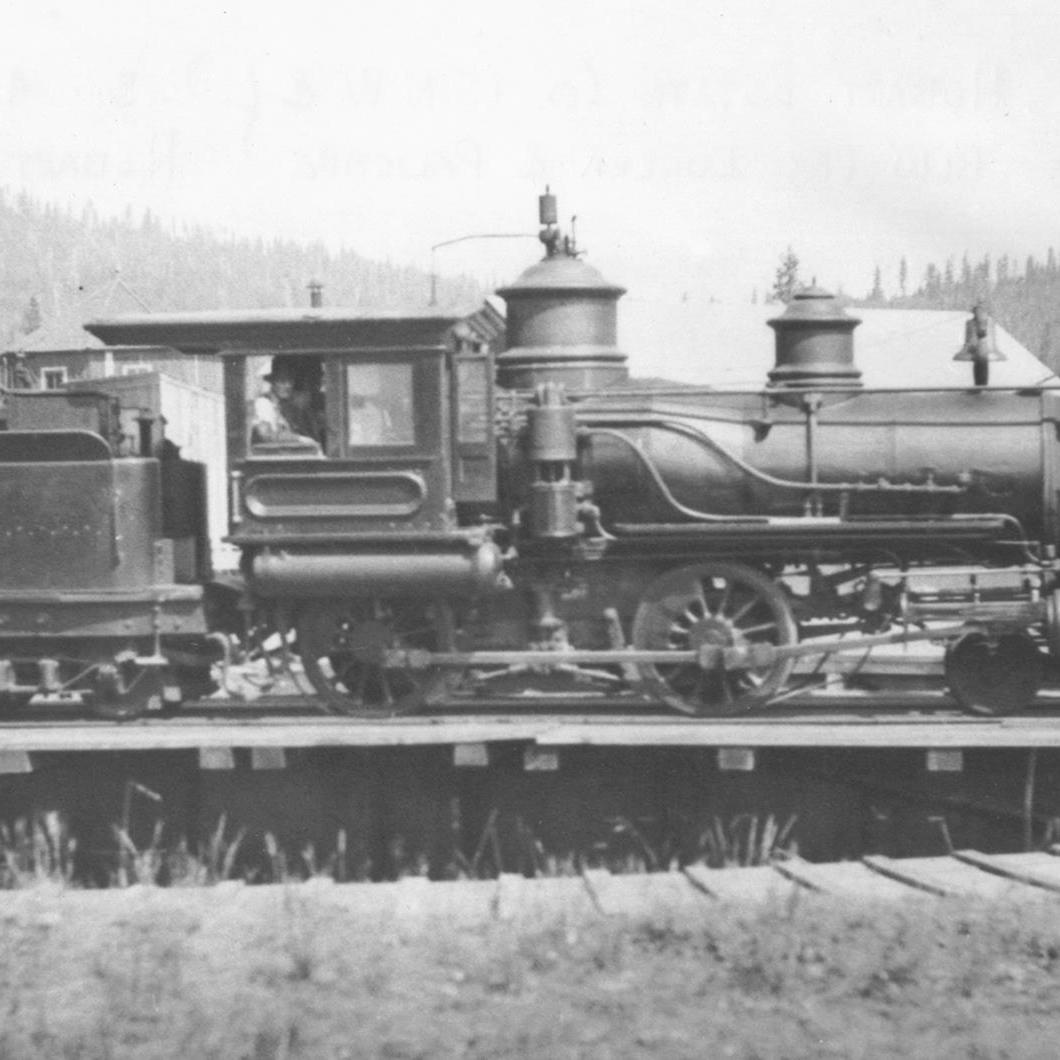 #5 on the turntable at Hobart Mills