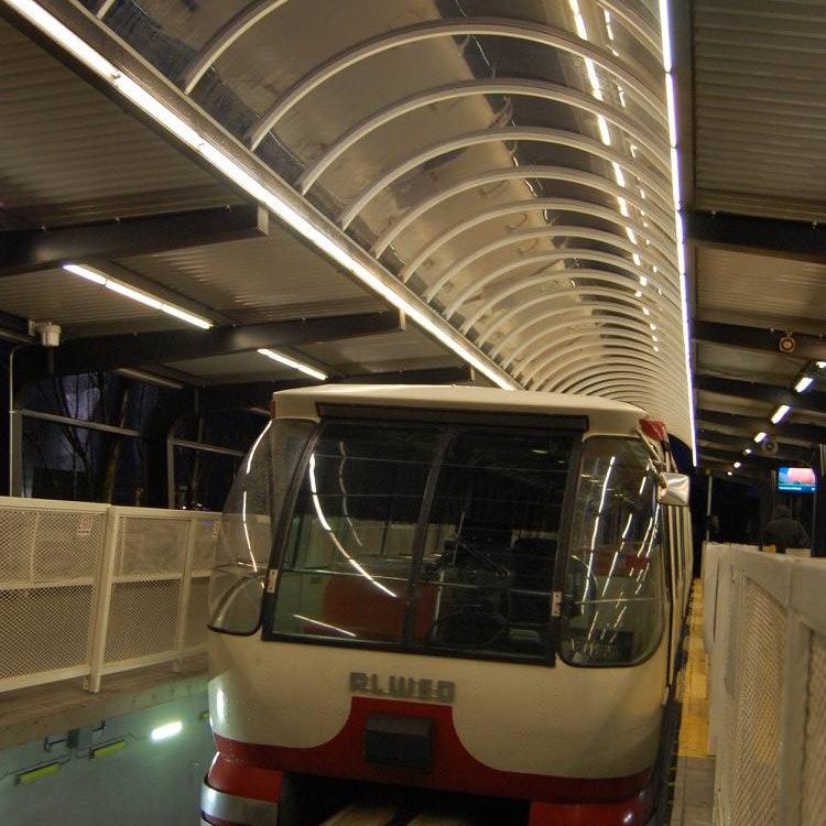 Monorail at station