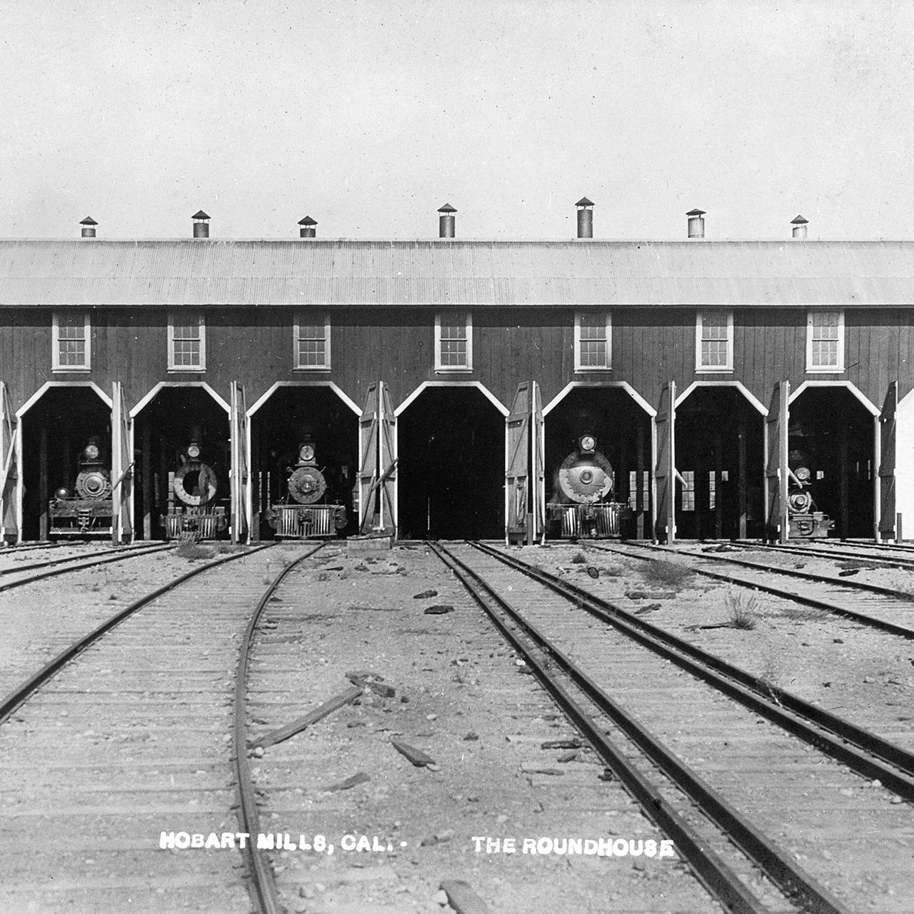 Hobart Mills Engine House Circa 1908.