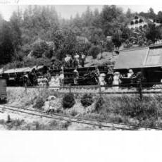 Train wreck at Camp Meeker