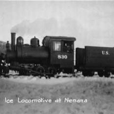 Ice locomotive at Nenana. Dec. 11 - [19]21.